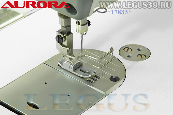 Швейная машина Aurora A-1E: прямострочная машина для легких и средних материалов с прямым приводом, функцией плавный старт (Встроенный сервопривод)