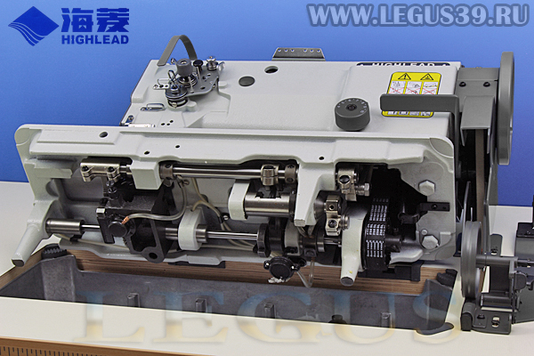 Швейная машина HIGHLEAD GC20618-1 тройное продвижение для тяжелых материалов и кожи, нитка 20 ка max