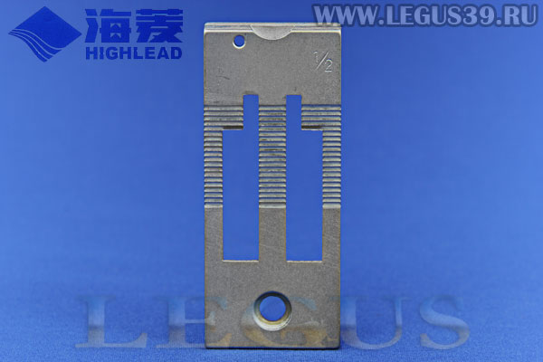 Игольная пластина H4742B8001 для двухигольной промышленной швейной машины HIGHLEAD GC20618-2 для межигольного расстояния 12,7 мм
