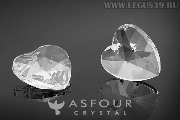 Сердце 870 маленькое Asfour Crystal