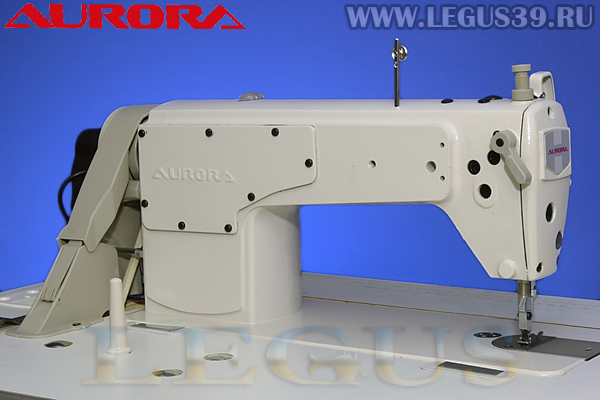 Прямострочная промышленная швейная машина Aurora A-8700H, челночного стежка для средних и тяжелых материалов