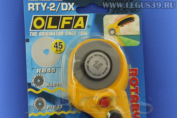 Нож OL-RTY-2/DX роликовый OLFA 45 мм с пистолетной рукояткой