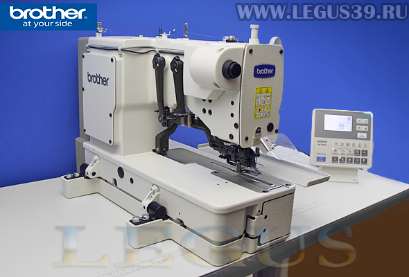 Петельная швейная машина Brother HE-800B-02 для текстильных тканей для выполнения прямой петли до 40 мм при производстве рубашек, блузок