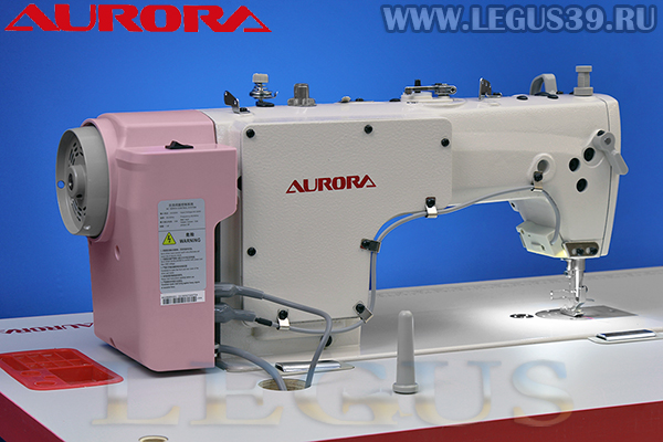 Швейная машина Aurora A-1 Прямострочная машина для легких и средних материалов с прямым приводом, функцией плавный старт (Встроенный сервопривод)