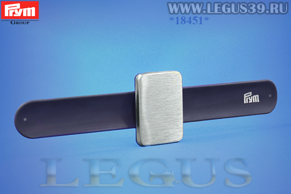 Игольница на руку с ремешком браслетом магнитная Prym 610282 фиолетовый силикон/сталь (25г)