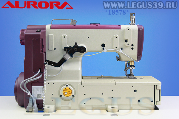 Швейная машина Aurora S-1500D-01 арт. 309778 (Direct drive). Распошивальная (плоскошовная) машина с плоской платформой (Встроенный сервопривод).