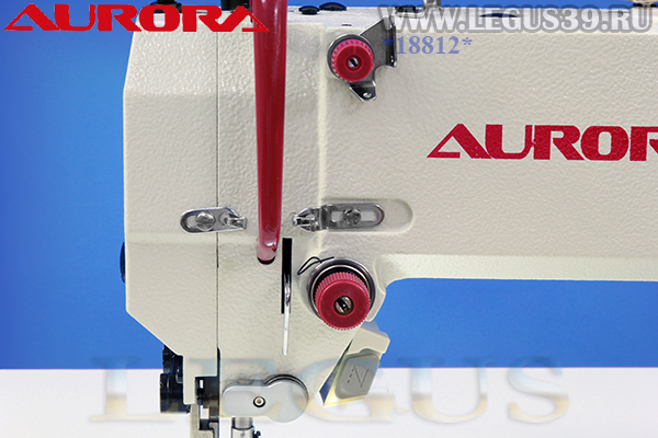 Швейная машина AURORA A-0302-D3 арт.121415 с шагающей лапкой, с двойным продвижением, автоматической обрезкой и закрепкой нити