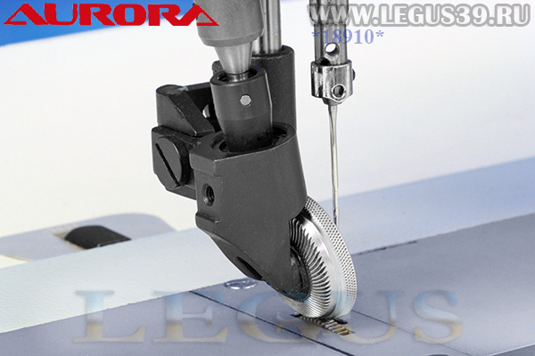 Швейная машина AURORA A-2401-D3 с верхней и нижней роликовой подачей и игольным продвижением для пошива кожи и тяжелых материалов. Аналог PFAFF 441.