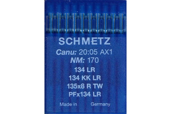 134LR №170 Schmetz canu:20:05 AX1 Иглы швейные *20447* для кожи 134LR №170 Schmetz canu:20:05 AX1 Иглы швейные *20447* для кожи