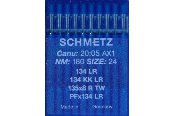 134LR №180 Schmetz canu:20:05 AX1 Иглы швейные *20448* для кожи 134LR №180 Schmetz canu:20:05 AX1 Иглы швейные *20448* для кожи