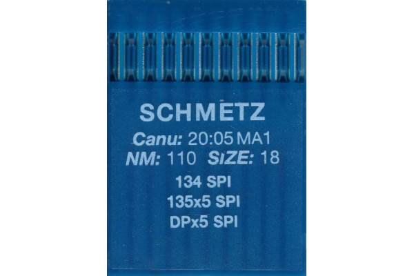 134SPI №110  Schmetz canu:20:05MA1 Иглы швейные *20604*