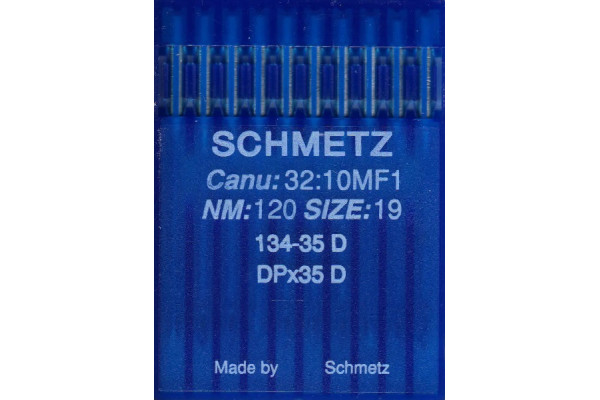 134x35D №120 Schmetz canu:32:10MF1 Иглы швейные *03826* 134x35D №120 Schmetz canu:32:10MF1 Иглы швейные *03826*