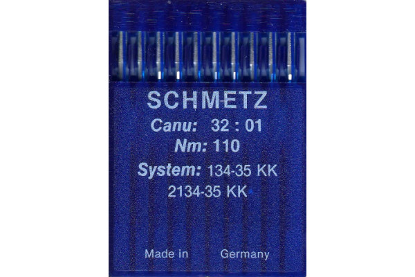 134x35KK №110 Schmetz canu:32:01 Иглы швейные *20463* с короткой колбой 134x35KK №110 Schmetz canu:32:01 Иглы швейные *20463* с короткой колбой