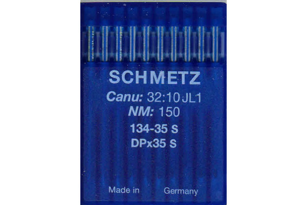 134x35S №150 Schmetz canu:32:10JL1 Иглы швейные *20466* 134x35S №150 Schmetz canu:32:10JL1 Иглы швейные *20466*