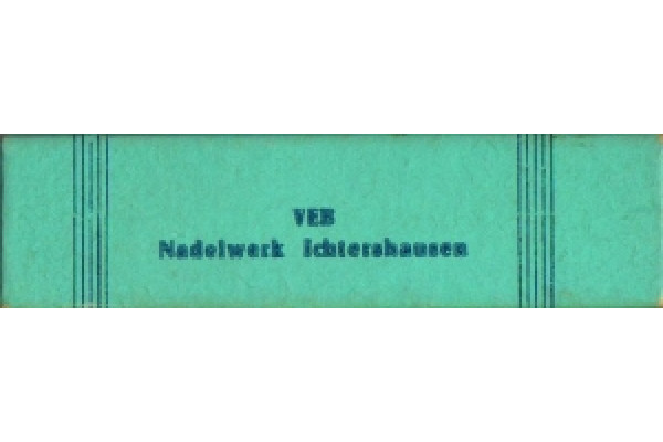 1669E   № 80  Nadelwerk Ichtershausen Solidor Иглы швейные *02096*