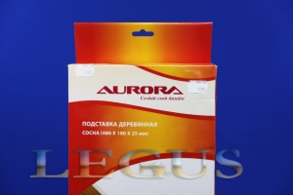Подставка деревянная Aurora для линеек, сосна  480 X 180 X 25 мм  *11096* AU-127