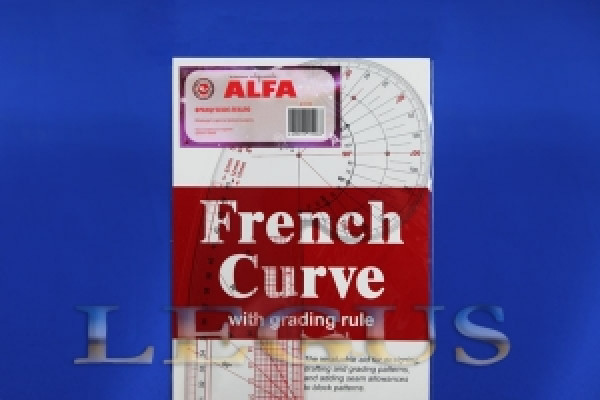 Лекало портновское ALFA AF-F150 *11112* Французская линия арт. 77269 (90г)