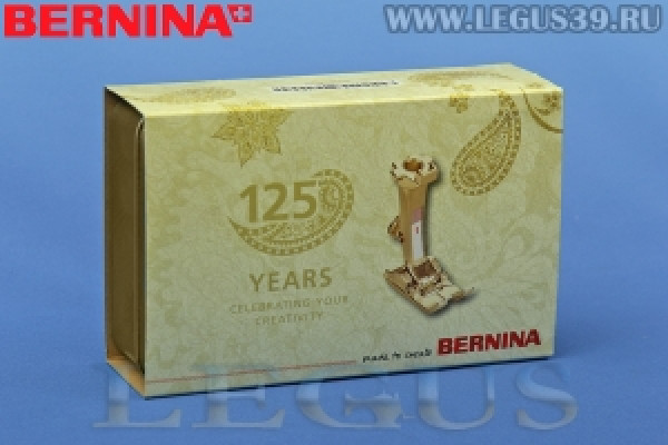 Лапка Б.М. Bernina №01 Золотая, подарочный набор, для реверсных стежков 5,5мм *17027* 103365.70.00 (103 365 70 00) для всех моделей