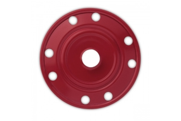 Кнопки пришивные Prym 25 мм 2шт цвет: красный темный, латунь (нержавеющие) 341832 *17139* вид потайной застежки при пошиве верхней одежды