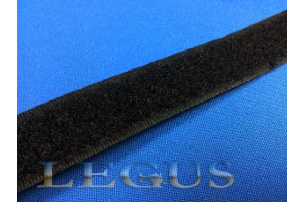 Лента липучка 20 мм цвет черный 25м. рулон   *10268*