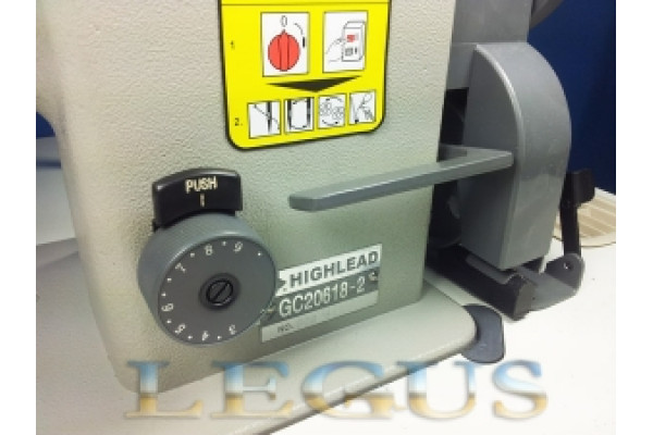 Швейная машина HIGHLEAD GC20618-2 *04143* ( 8,0 ) двухигольная без отключения игл тройное продвижение для тяжелых материалов и кожи, нитка 20ка max