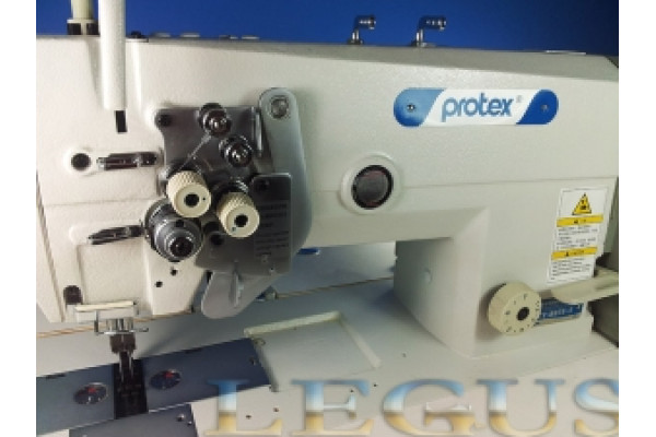 Швейная машина Protex TY-B875-5 *00741* Двухигольная с отключение игл для средних и тяжелых материалов, шаг 7 мм, без автоматической обрезки нити