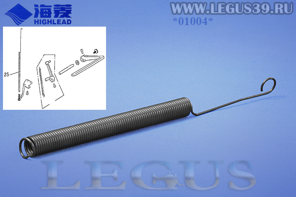 H2204D0654 Пружина Spring HIGHLEAD GC0618-1-D2 *01004*