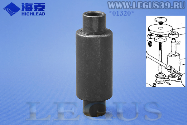 1055 (3.27)  Вал абразивного камня Grindstone shaft bracket roller HIGHLEAD YXP-18 *01320*
