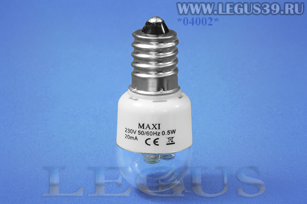 Лампочка Резьбовая светодиодная MAXI 220V 0,5W E14 LED *04002* 13,64мм диаметр резьбы (10г)