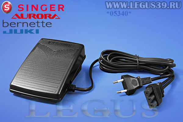 Педаль Singer, Juki, Leader, Bernette, Aurora Type 1 для швейных машин и оверлоков 220V 0.5A *05340* model:HKT72C (Foot controller asm)