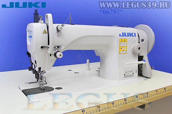 Швейная машина JUKI DU-1181 *06797* Одноигольная машина челночного стежка с верхним и нижним продвижением ткани и с увеличенным челноком и шагающей лапкой арт.14781