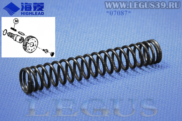 Пружина HA100F2090 Spring для промышленной швейной машины HIGHLEAD GC0360-1 *07087*