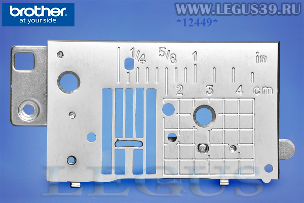 Игольная пластина Б.М. Brother NV-150/200/250/350/400/450/550/600/650/670/1200/1500/2200/4000/5000, NX-250 XC9727251 *12449* в сборе (46г)