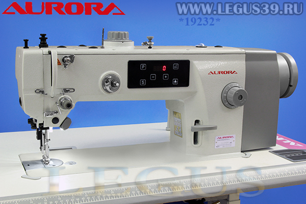 Швейная машина  AURORA A-611DN арт. 317423  (прямой привод) тройное продвижение для тяжелых материалов и кожи, нитка 20ка max, Аналог Sunstar KM-640