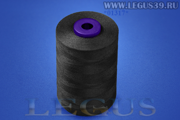 Нитки Anzel нижняя 10000м #черный# *19600* 60/2 Super Lux Sewing thread, нижняя нить для вышивальных машин