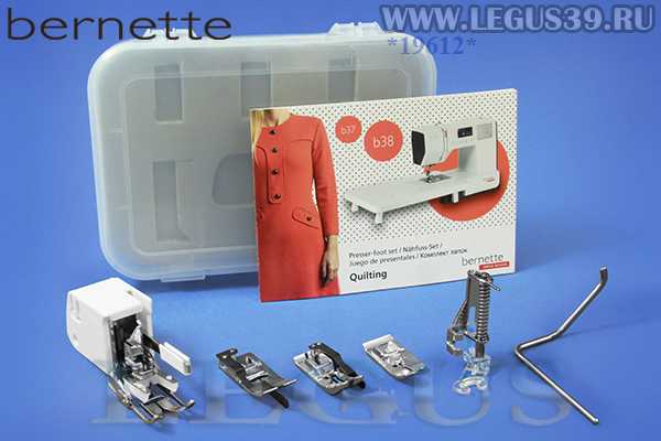 Набор лапок для швейной машины Bernette b37 и b38 (6шт в коробке) *19612* 502060.14.28 (502 060 14 28) Quilting Set (225г) арт.261495