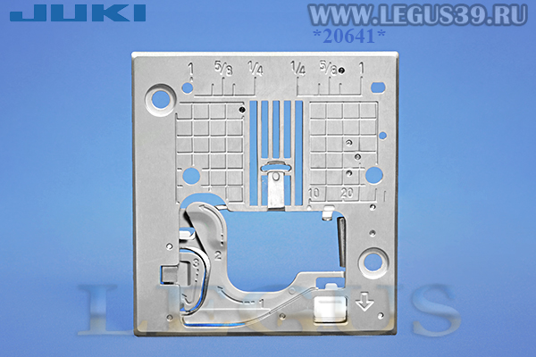 Игольная пластина Б.М. Juki HZL-DX5, HZL-DX7, DX-1500QVP, DX-2000QVP *20641* 40163698 (Troat plate) (ORIGINAL) оригинал (88г) арт.312159