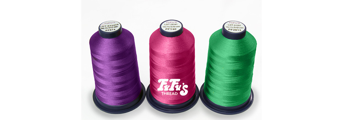 С 20 июля по 9 августа скидка на три новых оттенка ниток FUFU's для машинной вышивки