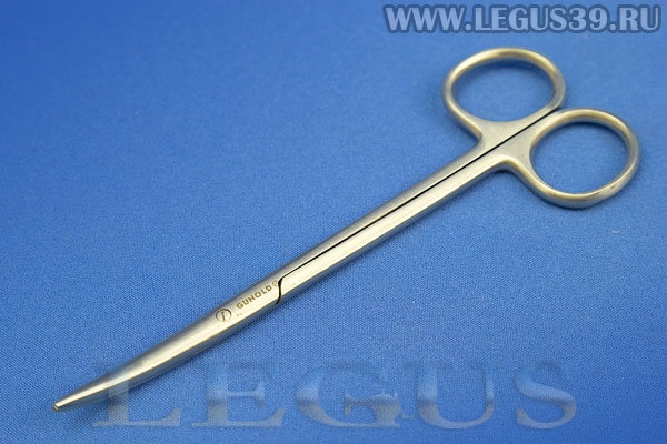 Ножницы Gunold (Embro TEC) для вышивальных машин *02542* Scissors - curved - long shanks: Article no. 571 общая длина 14 см (40г)