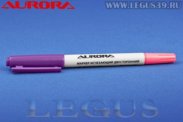  Маркер исчезающий AURORA AU-651 исчезающий на воздухе Двусторонний, цв. розовый и фиолетовый *04177* (10г) eti 120
