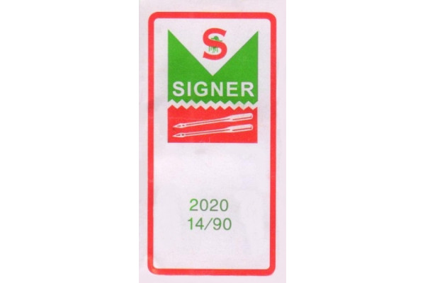 Иглы Singer 2020 № 90/14 стандарт (10 штук в блистере) SIGNER *05339*