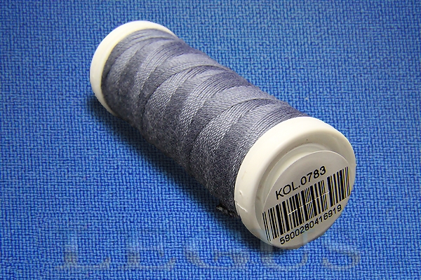 Нитки Aurora Talia 30, 70 метров, цвет #783 серый синий# *07489* для джинсов (11г)