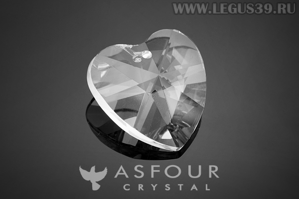 Сердце маленькое (1шт) Asfour Crystal арт.870 *09339*
