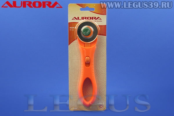 Нож роликовый Aurora с круглым лезвием 45 мм AU-450MR *11125* (90г)