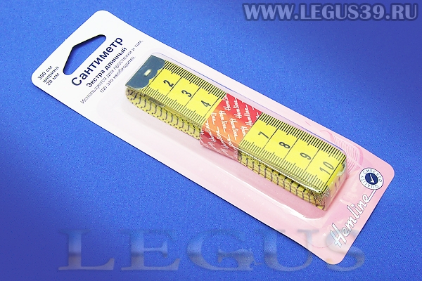 Метр портновский 3,00 метра Hemline экстрадлинный мягкий пластик, 20 мм *12185* Measuring tape Сантиметр портновский