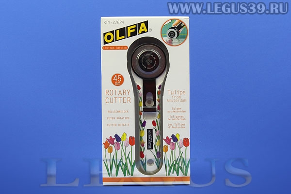 Нож роликовый OLFA 45 мм  OL-RTY-2/GP4 *14283* с дизайнерской рукояткой (116г) (Снято с производства, заказ невозможен)