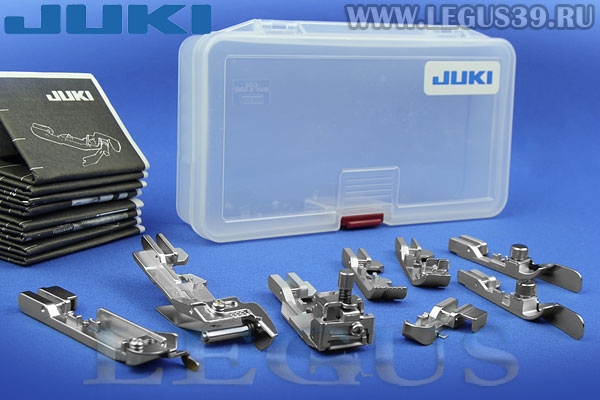 Набор лапок для оверлока Juki MO-54e, MO-55e, MO-75e, MO-644, MO-654, MO-735, PE-670, PE-770, PE-1500, 8шт. *14290* 40123395 (330г)
