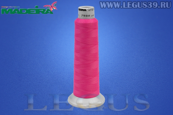 Нитки Madeira Матовая вышивальная нить, полиэстер, frosted MATT 40, 2500м col 7984 *16071* розовый (63г)