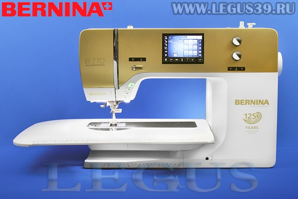 Швейно-вышивальная машина Bernina 770 QE 125 years *16099* (Снято с производства, заказ невозможен) с возможностью подключения вышивального модуля
