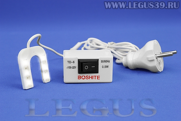 Светильник  TD-6 LED 220V/50Hz с трансформатором *16285*  1,30 W 6 диодов (Светильник-подкова с регулировкой яркости)